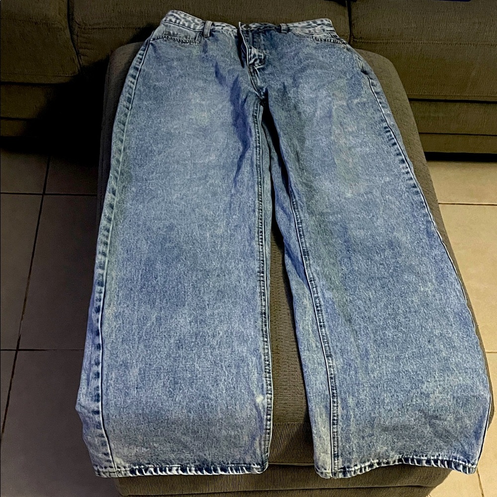 SHEIN Women's Relaxed Blue Jeans